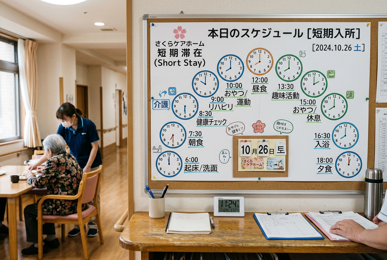 嫌がる　ショートステイ